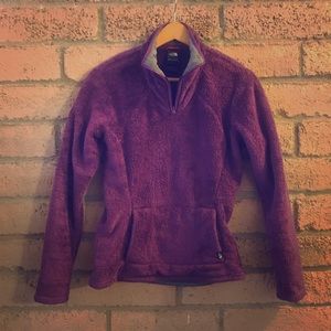 The North Face Purple 1/4 Zip Fleece